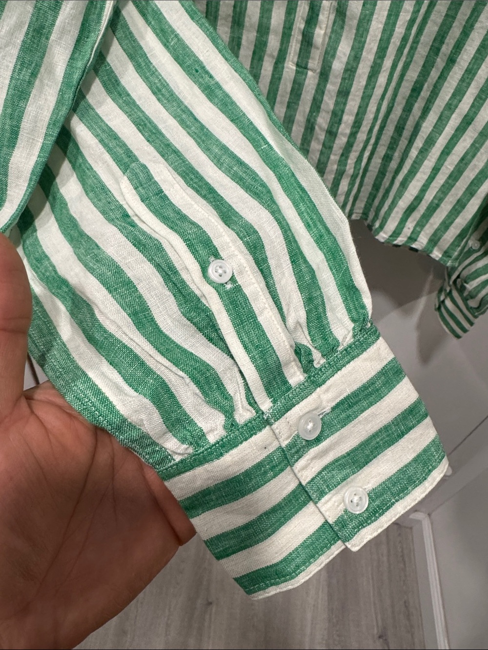 J. Crew Cabana top in striped linen - Picture 5 of 7
